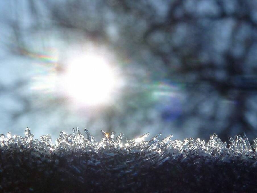 A frosty morning in the capital.  Photo: Jean Herring