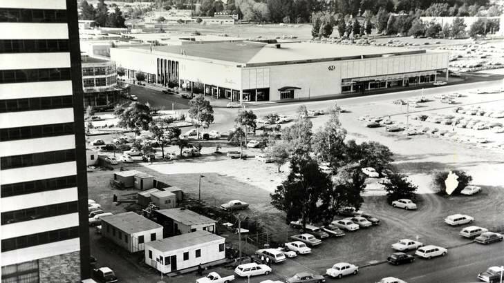 1960s photo of the Monaro Mall . Photo: Canberra Times