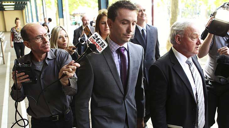 "Extremely disappointed" ... James Ashby leaves court. Photo: Wolter Peeters