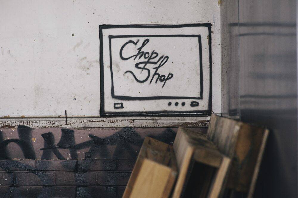 Artwork at The Chop Shop in Braddon. Photo: Rohan Thomson 