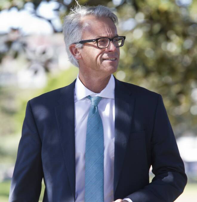 Former Canberra Grammar School student David Gallop has been awarded a medal in the Order of Australia. Photo: Louie Douvis