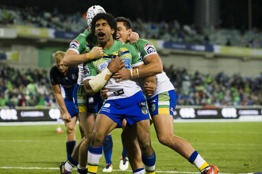Sia Soliola says the Raiders have learnt lessons from their first finals game. Photo: Rohan Thomson