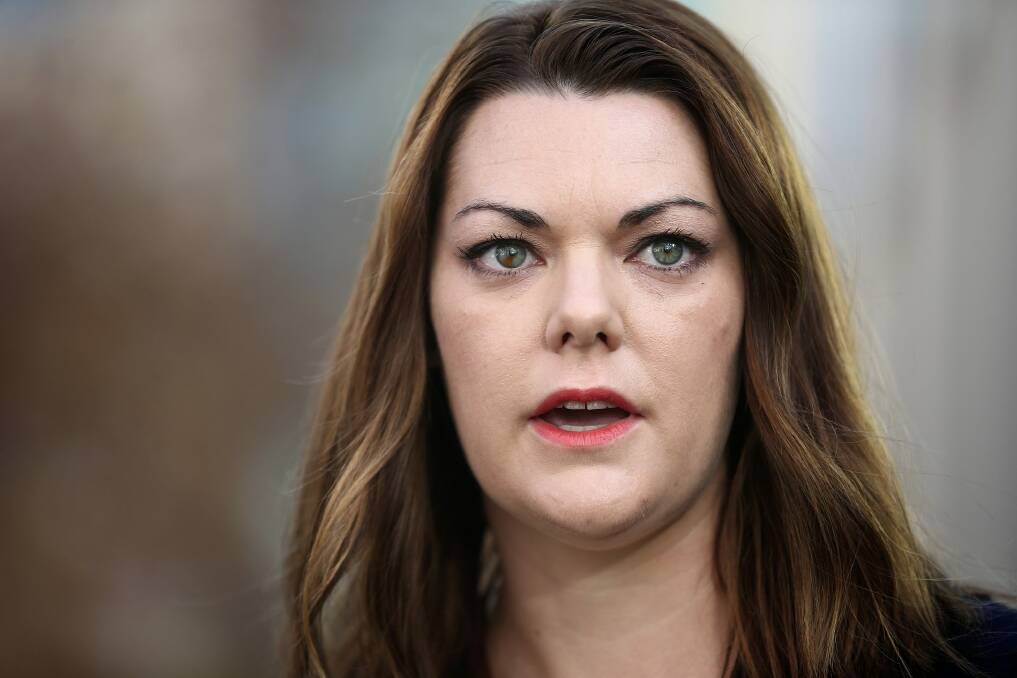 Greens Senator Sarah Hanson-Young received a briefing from ACT Ombudsman Alan Asher, which cost him his job. Photo: Alex Ellinghausen