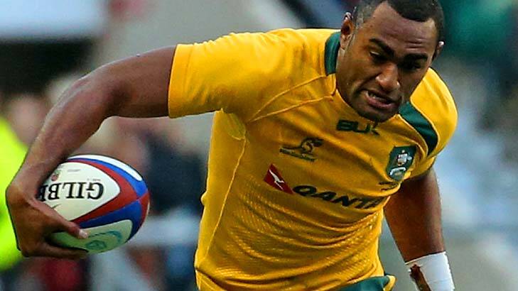 Tevita Kuridrani has become the fourth Wallaby to be sent off in a Test match. Photo: Getty Images