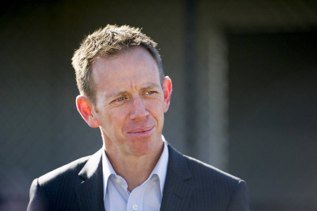 Polished politician: Greens Shane Rattenbury has proven solid in his unusual position as a minister in Katy Gallagher's cabinet.   Photo: Jay Cronan