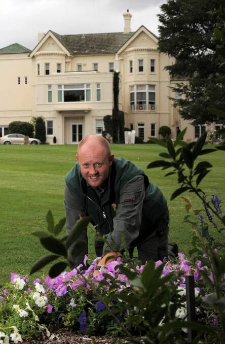 Government House rounds cordinator Andrew Thompson is preparing for the big open day on Saturday. Photo: Graham Tidy