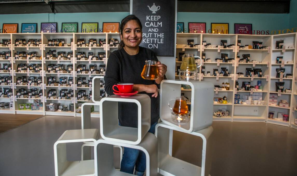 Nasreen Palekar in the Mitchell Adore Tea shop and teahouse. Photo: Karleen Minney