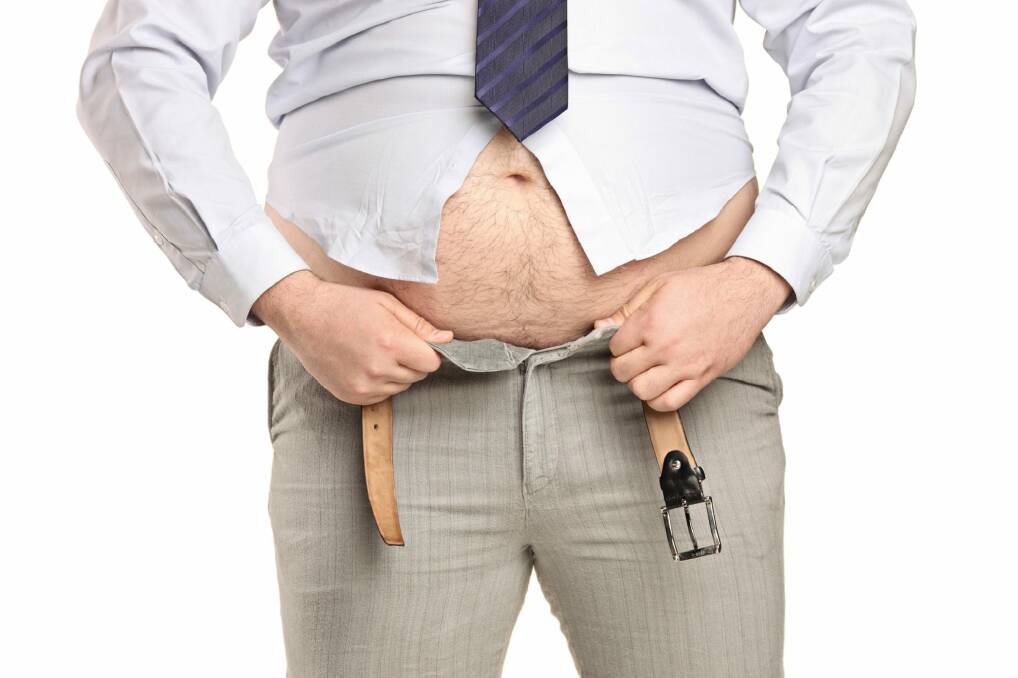 "If you've got a grabbable gut it's a sure sign you have toxic fat around your internal organs." Photo: iStock