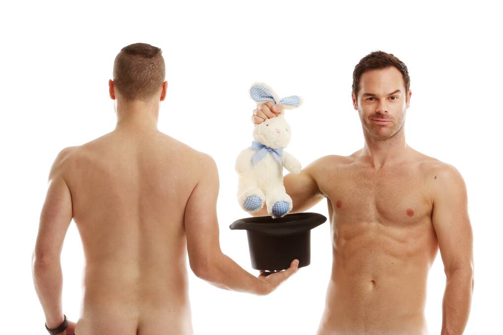 You might have to ask dad before buying mum tickets to The Naked Magicians. Photo: Supplied