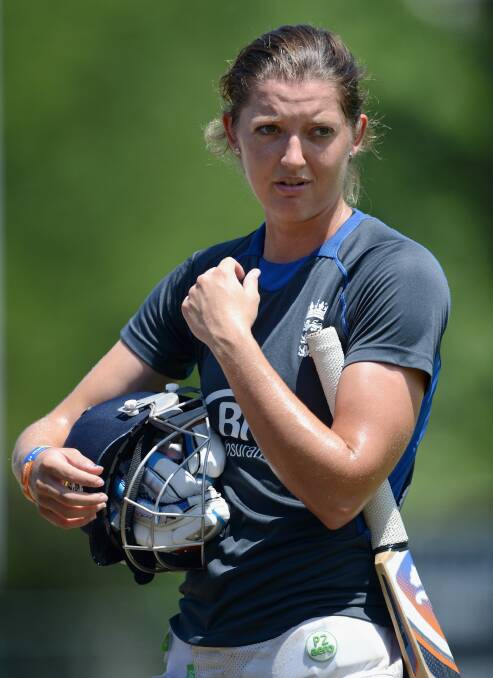 England star Sarah Taylor dismantled the Meteors' batting lineup. Photo: Getty Images