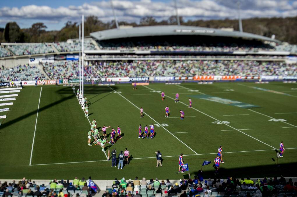 Canberra Stadium won't get a major upgrade any time soon. Photo: Rohan Thomson