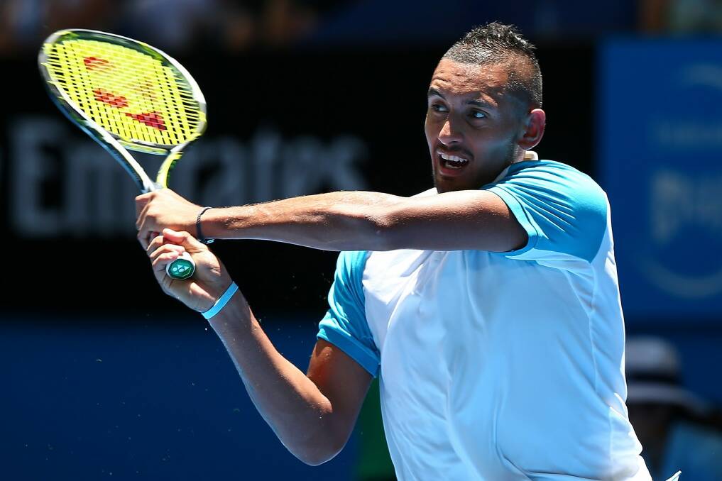 Tennis ACT has a long-term goal of having Canberra star Nick Kyrgios headline a tournament in his home town. Photo: Getty Images
