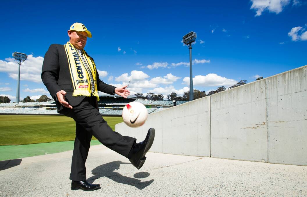 Former A-League4Canberra bid leader Ivan Slavich says Canberra's best way of securing A-League content is to back the Mariners Photo: Elesa Kurtz
