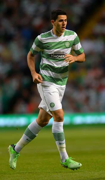 Canberra's Tom Rogic playing for Celtic.