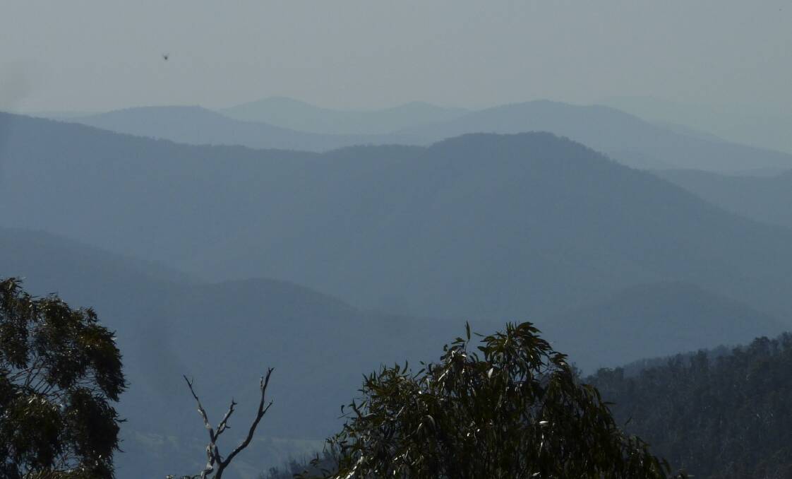 Inspiring: The blue hills of the Brindabella Valley. Photo: Tim the Yowie Man