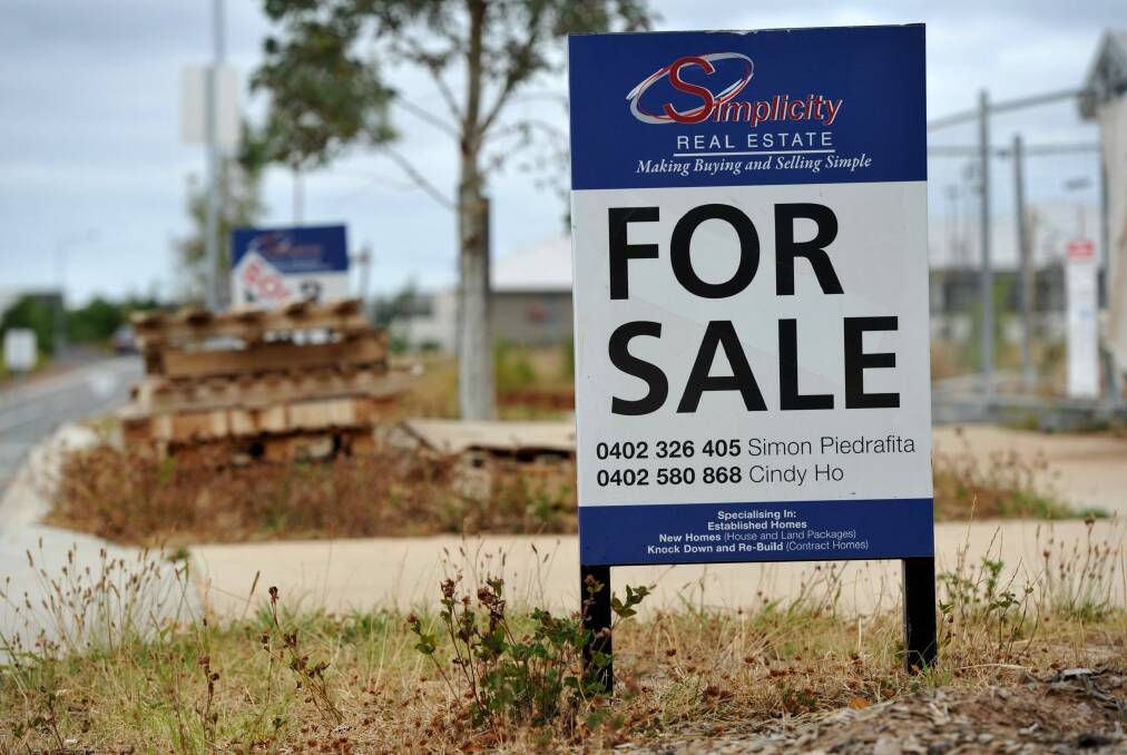 Canberra's dwelling values rose 4.1 per cent last year despite a December dip.  Photo: Graham Tidy