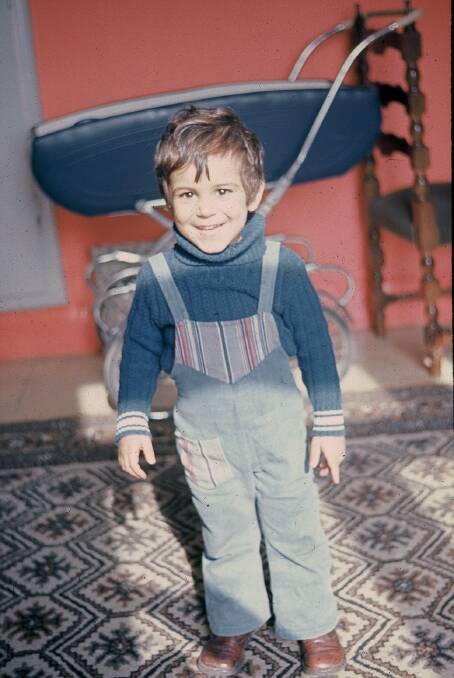 A very cute Rostam ("Ross'') Farhadieh as a child in Iran. Photo: supplied