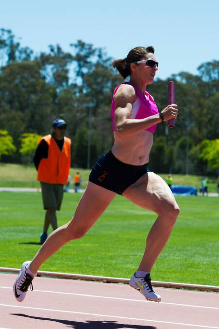 Lauren Wells races at the AIS in January. Photo: Jay Cronan
