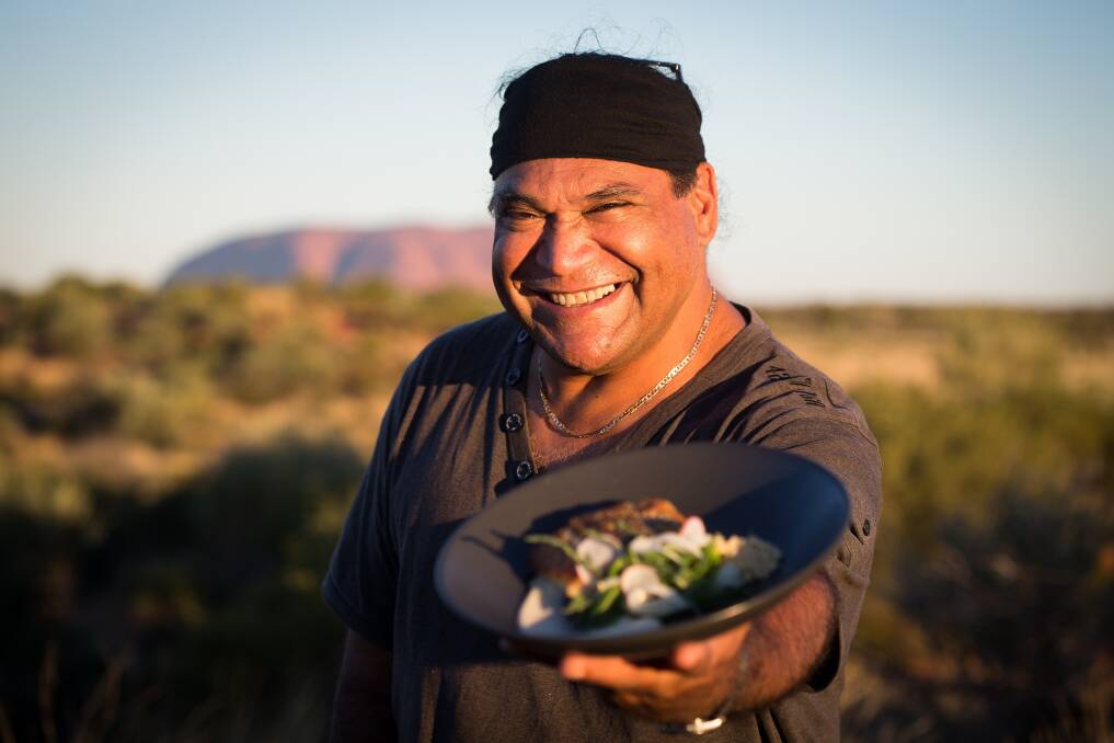 Chef Mark Olive is a headline act for the National Multicultural Festival. Photo: Supplied 