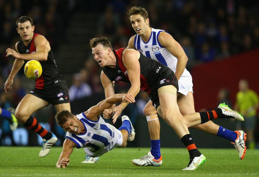 Brendon Goddard's comments to Jack Ziebell made it to air on Channel Seven. Photo: Getty Images