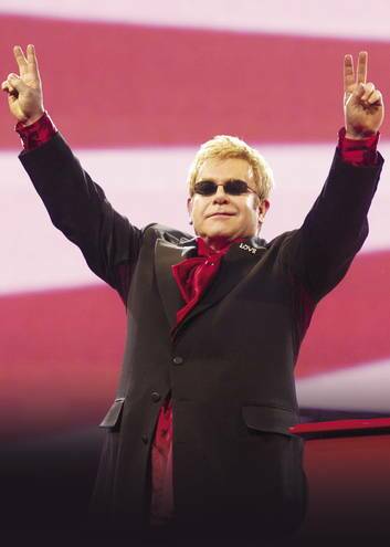 Elton John will appear in Canberra November 14.