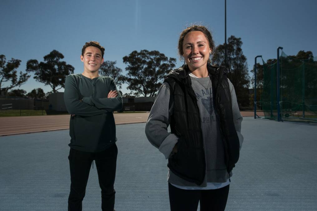 All-round stars: Siblings Max and Chloe Esposito will represent Australia in the modern pentathlon at next year's Olympic Games in Rio de Janeiro. Photo: Rohan Thomson