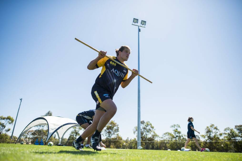 Ben Hyne will make his Brumbies debut on Friday night. Photo: Rohan Thomson