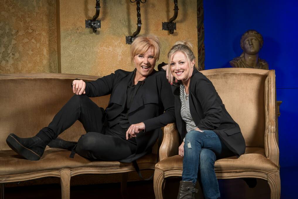 Deborra-lee Furness and Simone Buchanan, who starred in Shame, which came out in 1988. Photo: Justin McManus