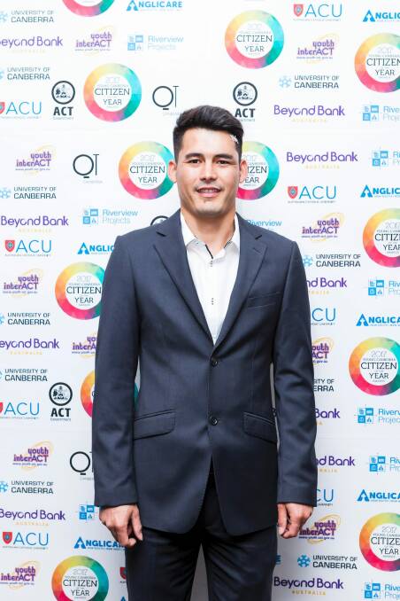 Honoured: Mustafa Ehsan is Canberra's young citizen of 2017. Photo: Supplied