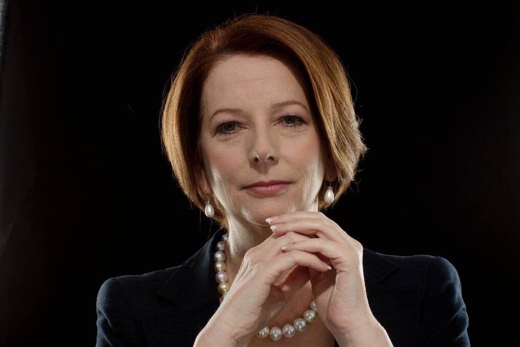 Former prime minister Julia Gillard noted that gender had played a role in her downfall. Photo: Nic Walker & Louie Douvis