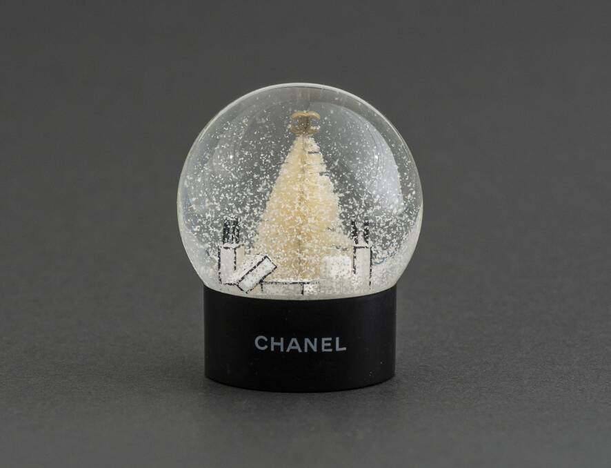 A Chanel snow dome? But, of course, darling. Another corker from Sally Hopman's collection. Photo: Supplied
