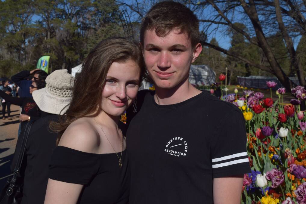 Jenna Smith and Adriaan Roodt, who had started dating only weeks before Adriaan died following an incident at Mount Ainslie on Thursday Photo: Supplied