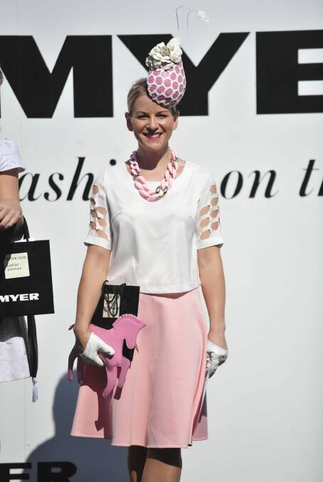 Melissa Billingham's horse-shaped pink purse was a hit with the judges. Photo: Melissa Adams