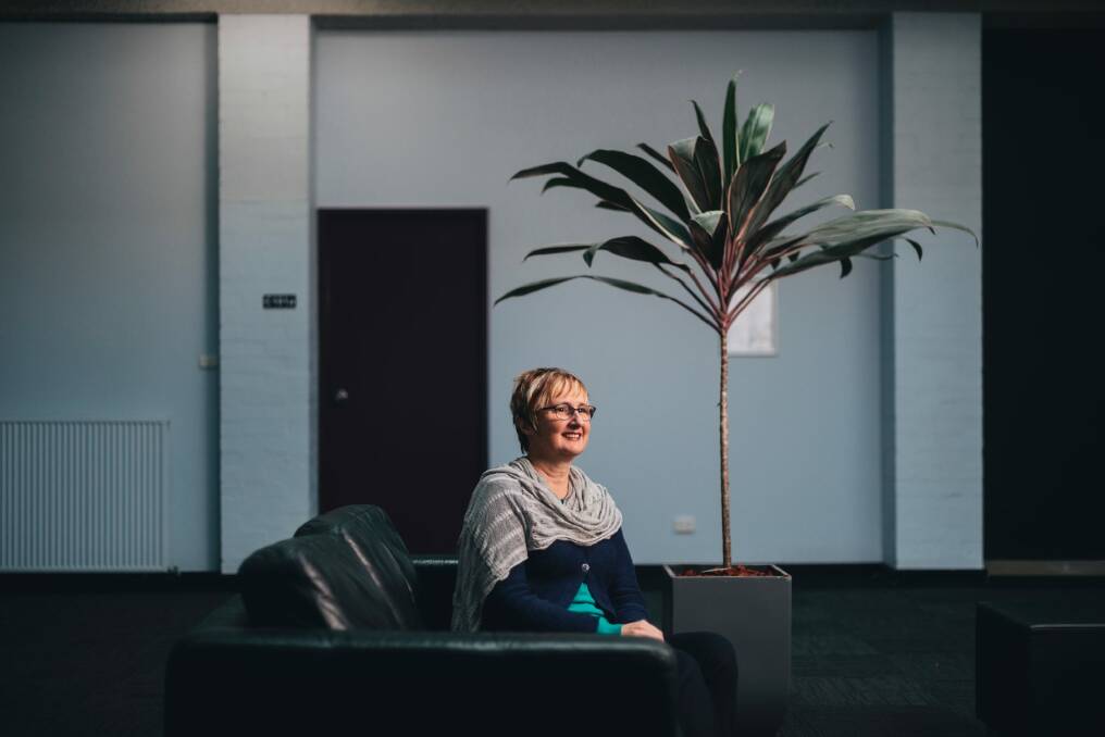Portrait of Fiona May, chief executive of ADACAS, who has been appointed to a government advisory panel and will be helping to steer the future NDIS rollout as well as the ACT's response to other problems affecting people with disabilities. Photo: Rohan Thomson