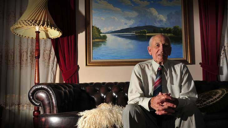 Jimmy Rochford of Hall will turn 100 in 2013 and has lived in the Canberra area all his life. He will qualify for a centenary medallion in Canberra's centenary year. Photo: Karleen Minney