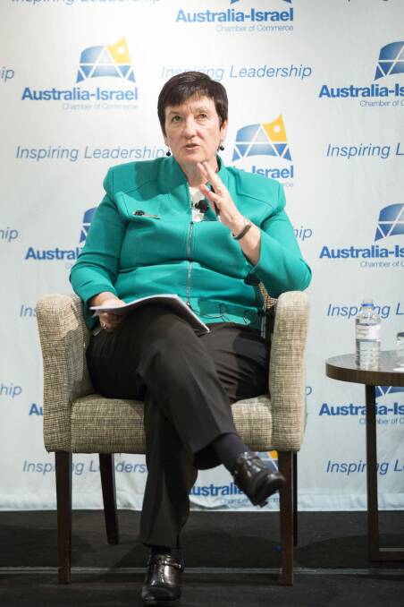 Business Council of Australia chief executive Jennifer Westacott says light rail contract should be respected. Photo: Jessica Hromas