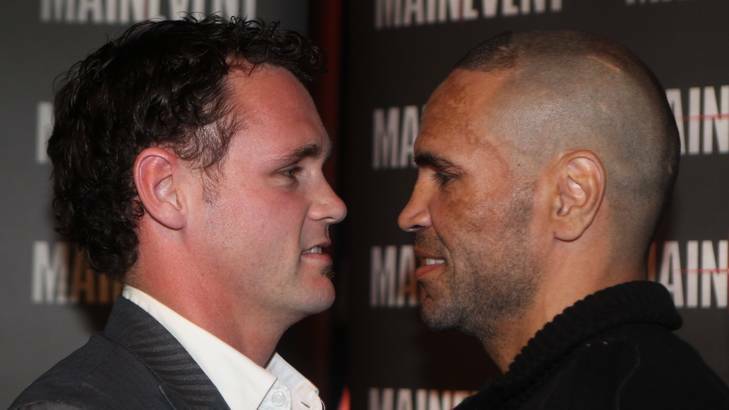 Daniel Geale and former NRL star Anthony Mundine will square off in January. Photo: Brendan Esposito