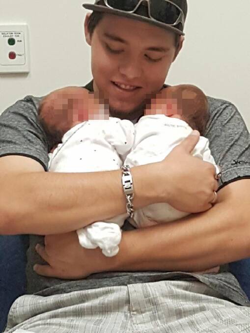 Mr Free, who lives in Morayfield, is the father of twins. Photo: Facebook