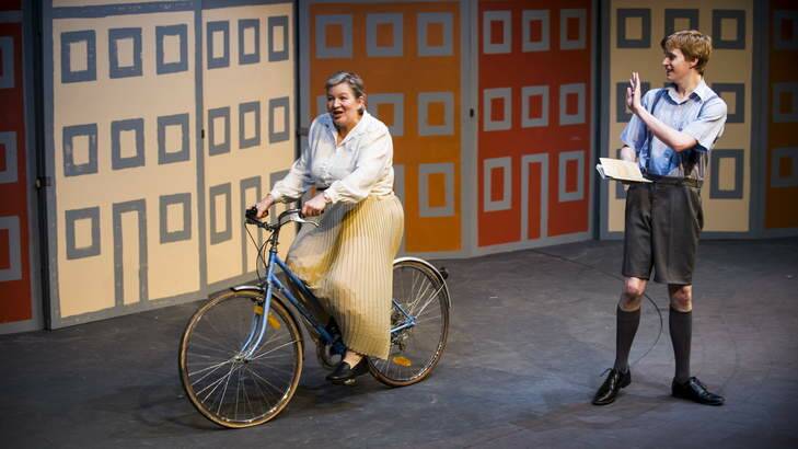 The Book of Everything: Auntie Pie (Liz de Totth) and Thomas Klopper (Lauchlan Ruffy). Photo: Rohan Thomson