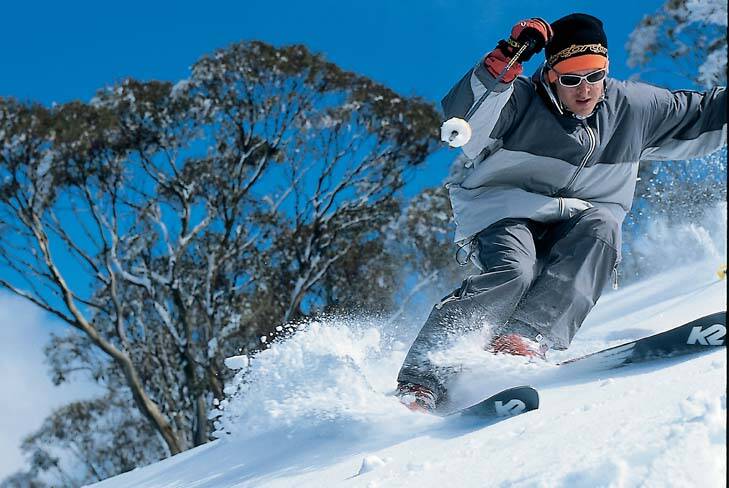 Chucking a "snowie" ... Hotham and Falls Creek are encouraging skiiers to take unofficial long weekends. Photo: Supplied