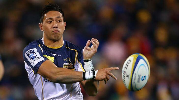 The real deal: Brumbies playmaker Christian Lealiifano is set to play in the National Rugby Championship. Photo: Getty Images