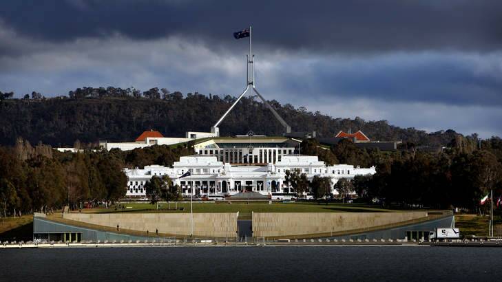 Parliament House is considering paid parking, particularly for visitors. Photo: Glen McCurtayne