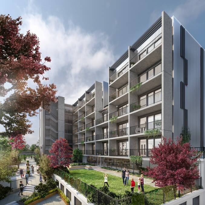 An artist's impression of the Powerhouse apartments planned for Kingston, which will have 79 apartments. Photo: Supplied