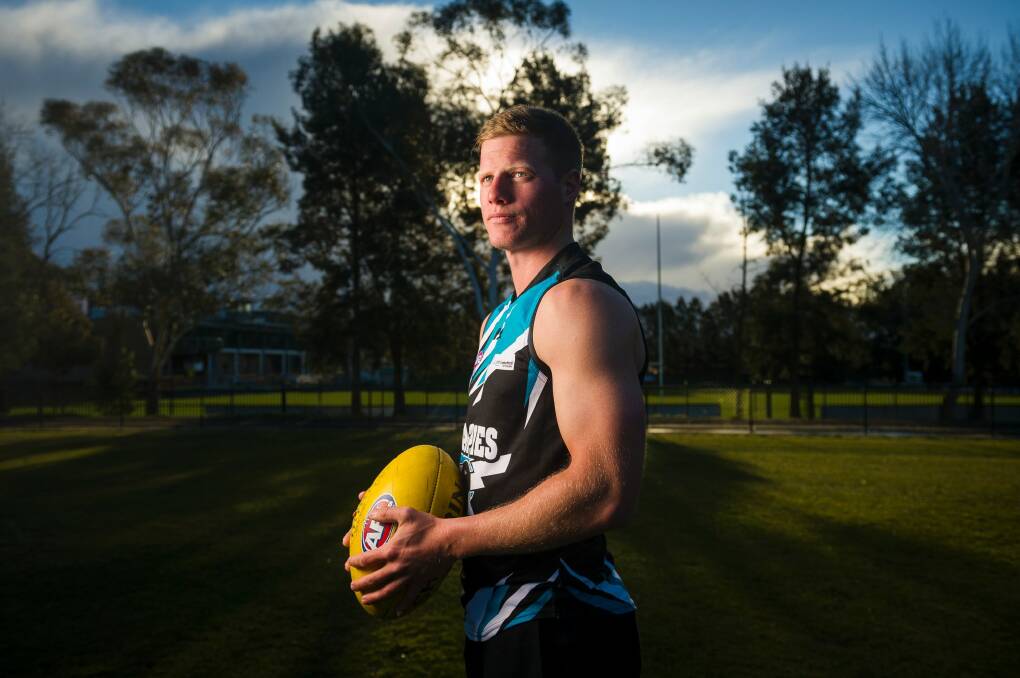 Belconnen Magpies player Ryan Turnbull will play his 200th first grade game this Saturday. Photo: Dion Georgopoulos Photo: Dion Georgopoulos
