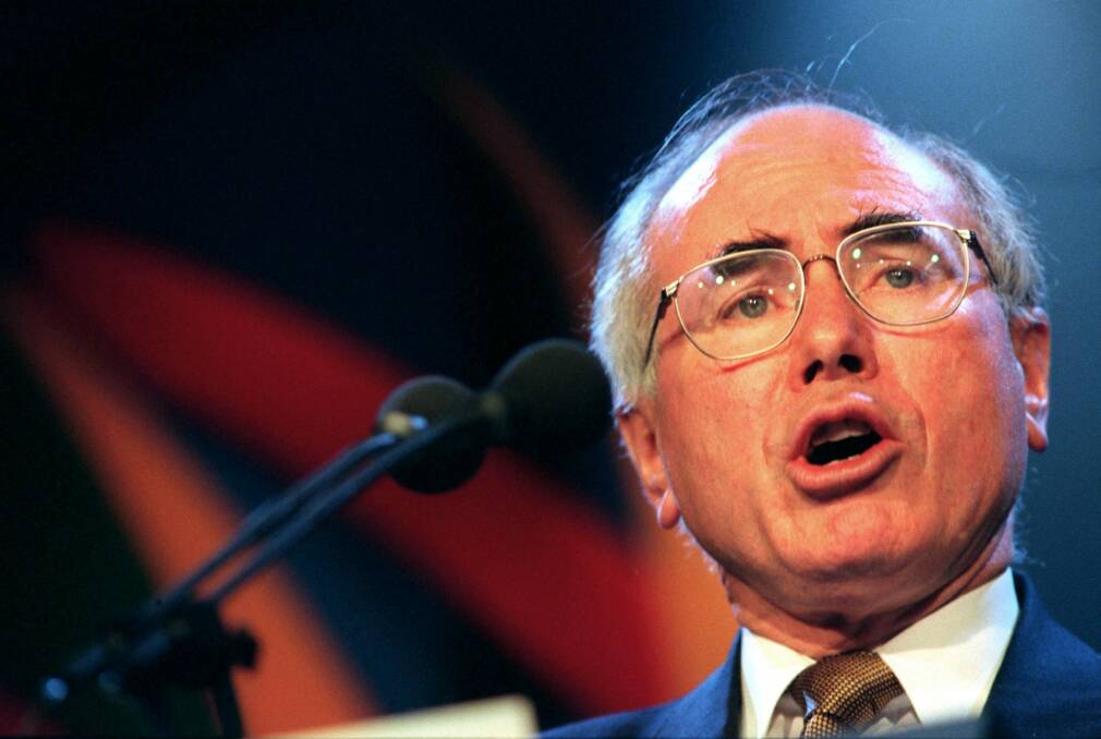 Prime Minister John Howard suffered a popularity slump during his first term Photo: Kieran Doherty