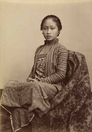 "Native-born" Javanese photographer Kassian Cephas' <i>Young Javanese woman</i>.