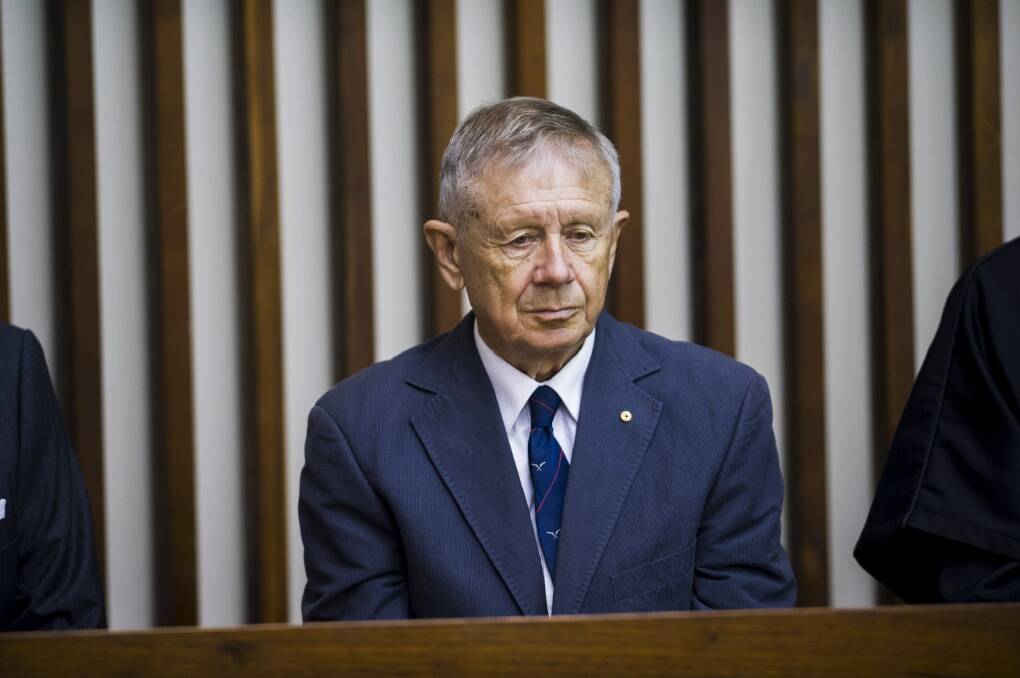 Former Chief Justice of the ACT Supreme Court Jeffrey Miles Photo: Rohan Thomson