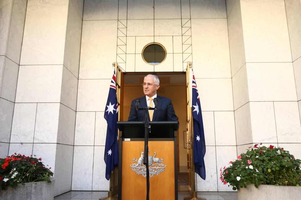 Prime Minister Malcolm Turnbull on Monday. Photo: Andrew Meares
