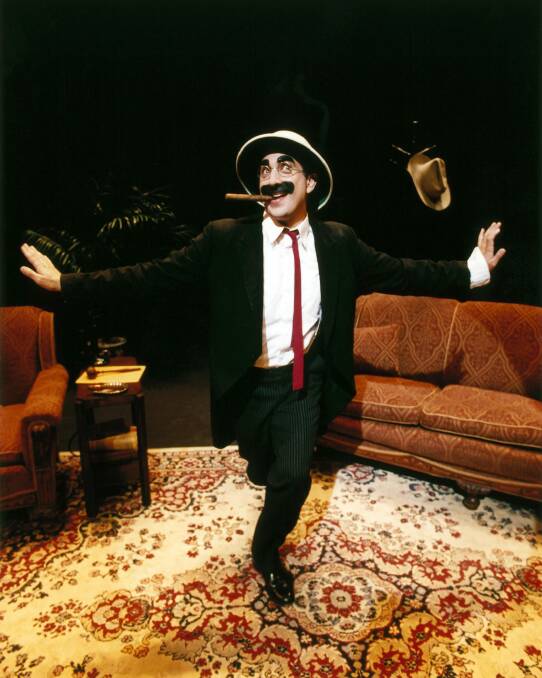 Frank Ferrante as Groucho Marx. Photo: Supplied