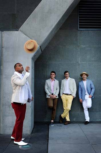 Men are encouraged to "get preppy" for the day. Photo: Colleen Petch